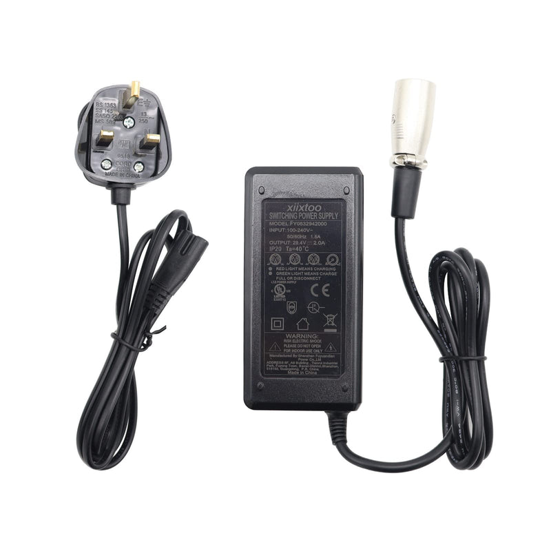xiixtoo 24V 2A Mobility Wheelchair Battery Charger For Powerchair Pride ShopriderGo-Go Elite TravellerSC40E/SC44E, Ezip Mountain Trailz Schwinn 4.0 S400 S500 Jazzy Power Chair - NewNest Australia