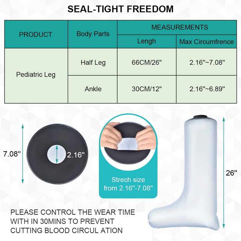 Cast Protection Waterproof Leg Bandage Protection For Cast Protection Foot Shower Protection Leg Waterproof For Adults Showers Bathing Wound Or Burning Leg Protector Cast Cover For Feet Ankles And Legs - NewNest Australia