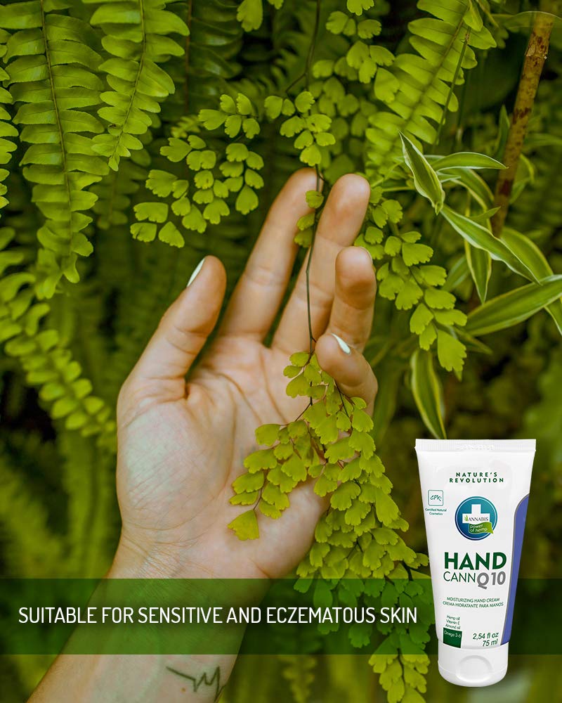 HANDCANN Q10 Hemp-Based Hand Regenerating Cream, 75 ml - NewNest Australia