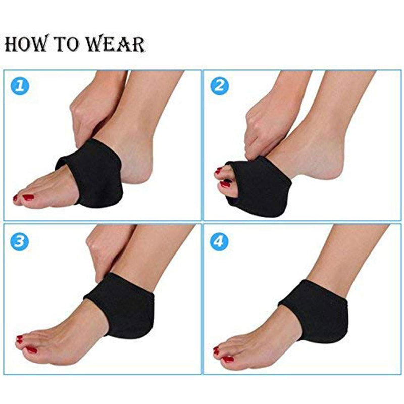 Pedimend Plantar Fasciitis Therapy Wrap - Relief from Heel and Foot Pain - Plantar Fasciitis Sock – Quick Muscle Recovery - Shock Absorbing Breathable Protective Heel Sock - Foot Care (Two Pairs) Two Pairs - NewNest Australia