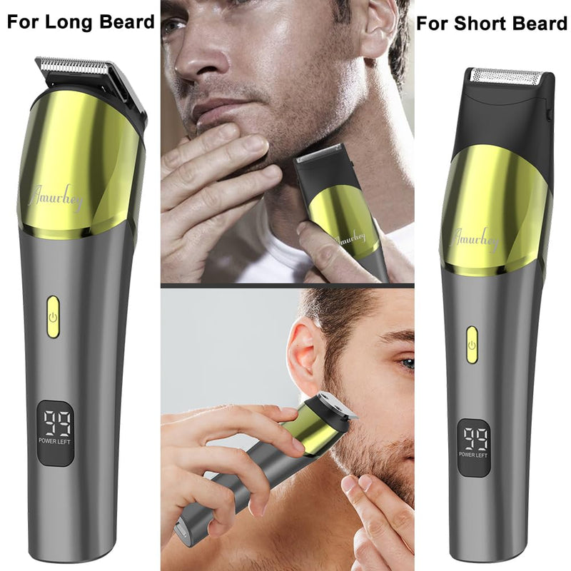 11-in-1 beard trimmer, trimmer/hair trimmer for men, hair clipper, all-in-one beard care body groomer set for face/hair/body, 80 minutes running time, gift for husband, including travel case - NewNest Australia