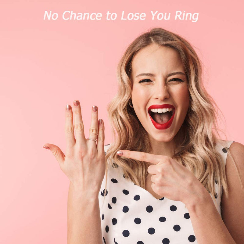 Supertina Ring Size Adjuster for Loose Ring Clear Silicone Ring Guard for Women Men Four Different Size (12) 12 - NewNest Australia