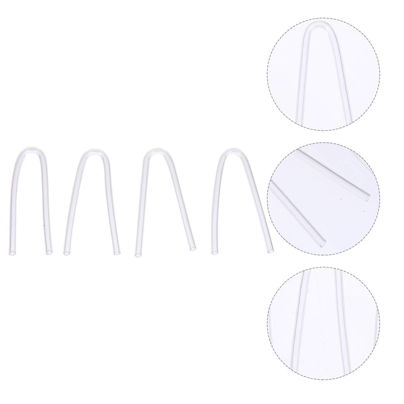 Ukcoco Bte Ear Shape Hearing Aid Tubes - Pack Of 4 Transparent Tube Interchangeable Bte Hearing Aid Ear Shape Tube Pvc Hose Ear Shape Tube For Hearing Aid Ear Shape Diy - NewNest Australia