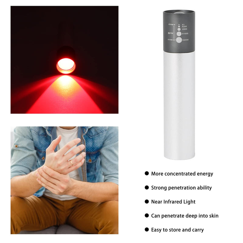 New Red Light Therapy Device, Portable Infrair Light Therapy Lamp Set, 630nm 660nm 850nm Red Lamp for Pain Relief, Joint and Muscle Pain Reliever, 2000mAH, Easy to Use - NewNest Australia