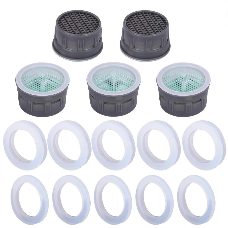 5 Pack 2.2 GPM Regular Size Water-Saving Sink Faucet Aerator Insert Replacements, Flow Restrictor Sink Faucet Aerators Replacement Parts for Bathroom or Kitchen by NIDAYE 2.2GPM - NewNest Australia