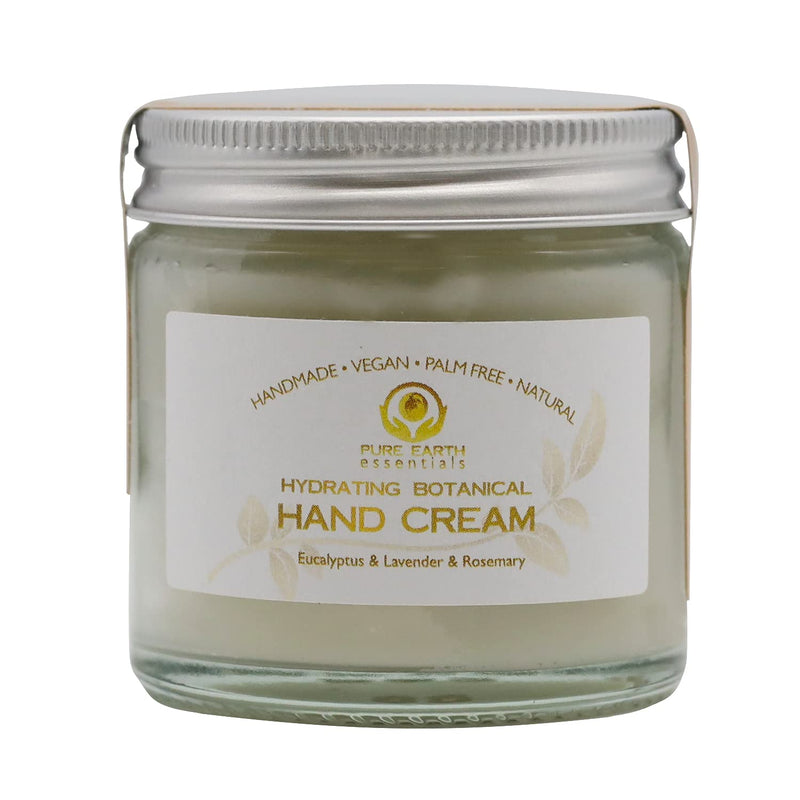 Vegan Organic Hand Cream Moisturiser - All Natural Hand Cream for Very Dry Hands with Mango Butter, Jojoba and Grapeseed Oil - Handmade in the UK Natural Hand Cream in 60ml by Pure Earth Essentials - NewNest Australia