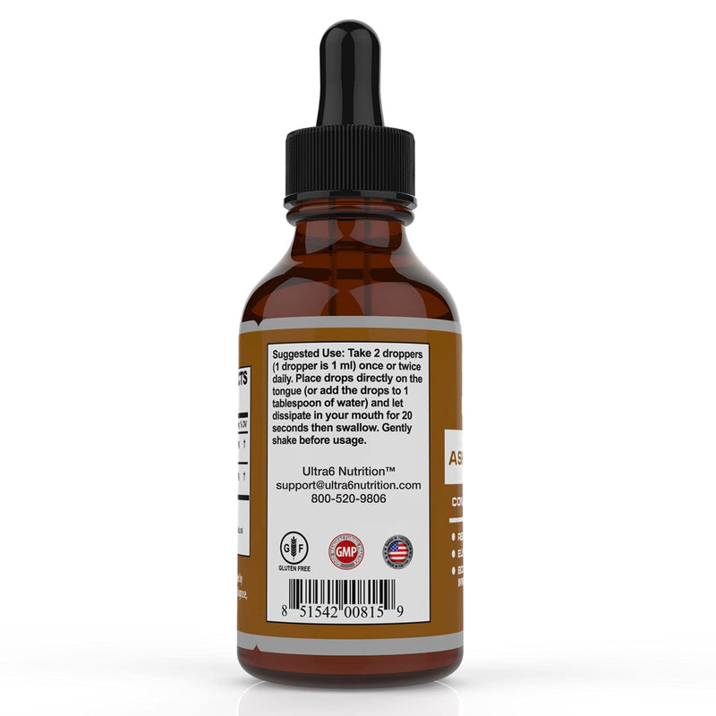 100% Natural Ashwagandha Extract for Stress Relief and Adrenal Support. This Ashwagandha Liquid & Rhodiola Rosea Supplement is a Mood Enhancer, Cortisol Manager and a Natural Sleep Aid - NewNest Australia