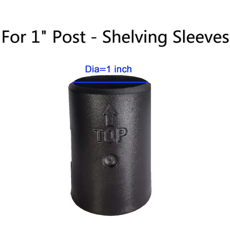 Wire Shelf Clips Shelving Sleeves - 60 Pack Shelf Lock Clips for 1" Post- Shelving Sleeves Replacements for Wire Shelving System - NewNest Australia