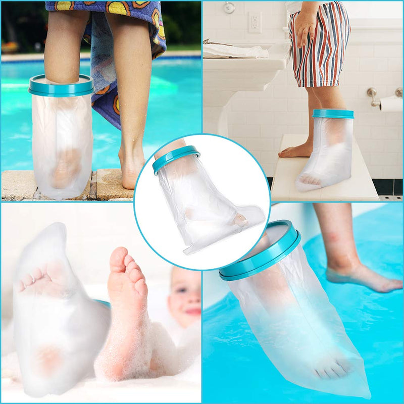 DOACT Kids Leg Cast Cover for Shower Bath, Waterproof Cast Protector for Foot, Keep Cast Bandage Dry, Watertight Cast Bag for Wound Foot Ankle Orthopedic Boot, Leg 31cm - NewNest Australia