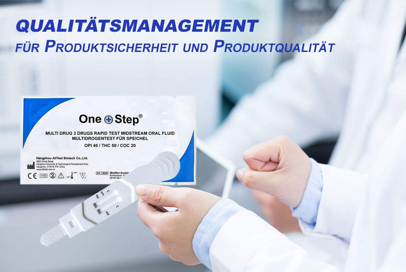 2 x One+Step Multi rapid drug test for saliva I drug test THC cocaine opiates I rapid drug tester I saliva test I 2 pieces - NewNest Australia