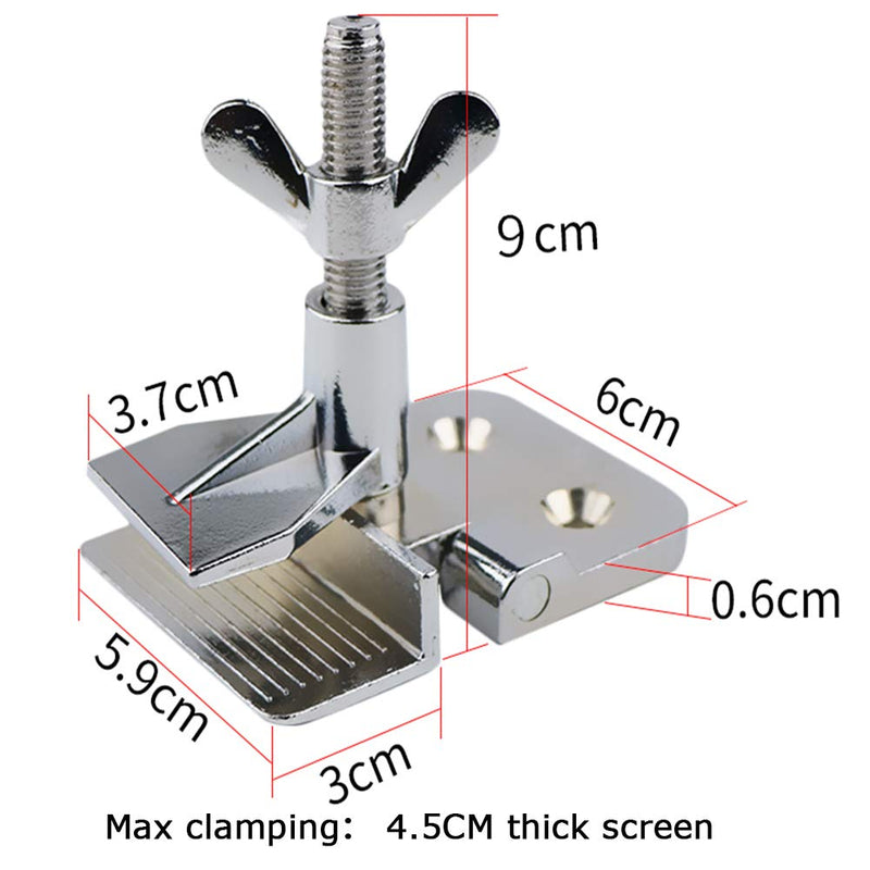 2Pcs Screen Frame Butterfly Hinge Clamp for Silk Screen Printing Hobby Printer Include Four Screws - NewNest Australia