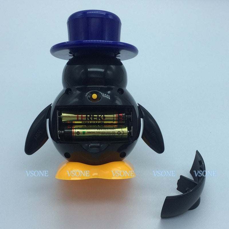 NewNest Australia - Spanish Talking LCD Digital Alarm Clock Penguin Shape Gifts for Children 