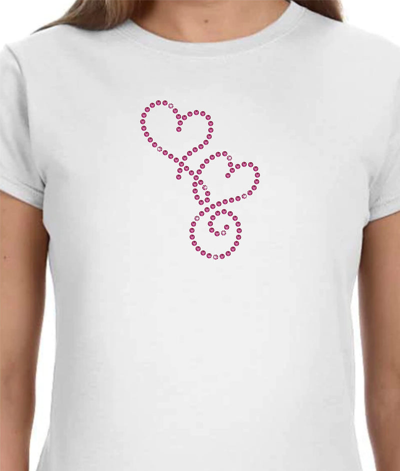 Rhinestone Genie Two Hearts Magnetic Rhinestone Template, Black - NewNest Australia