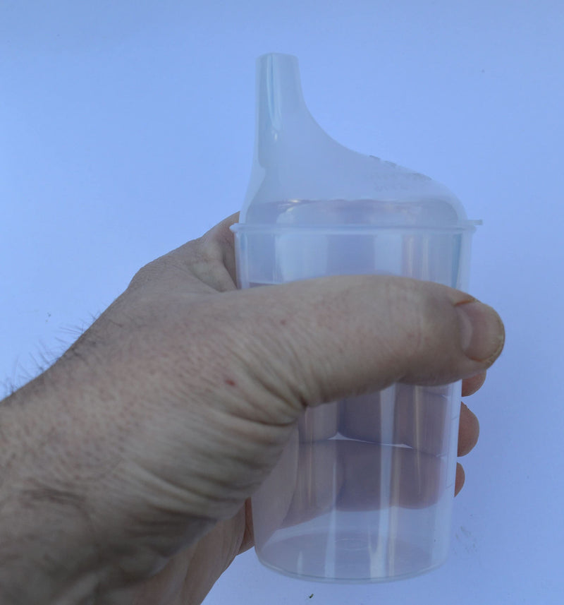 3 Pack - Clear Wide Spout Feeding Beakers with Graduated Measurements and Controllable Flow Lid - Autoclavable, Microwave Safe and Spill-Proof - NewNest Australia