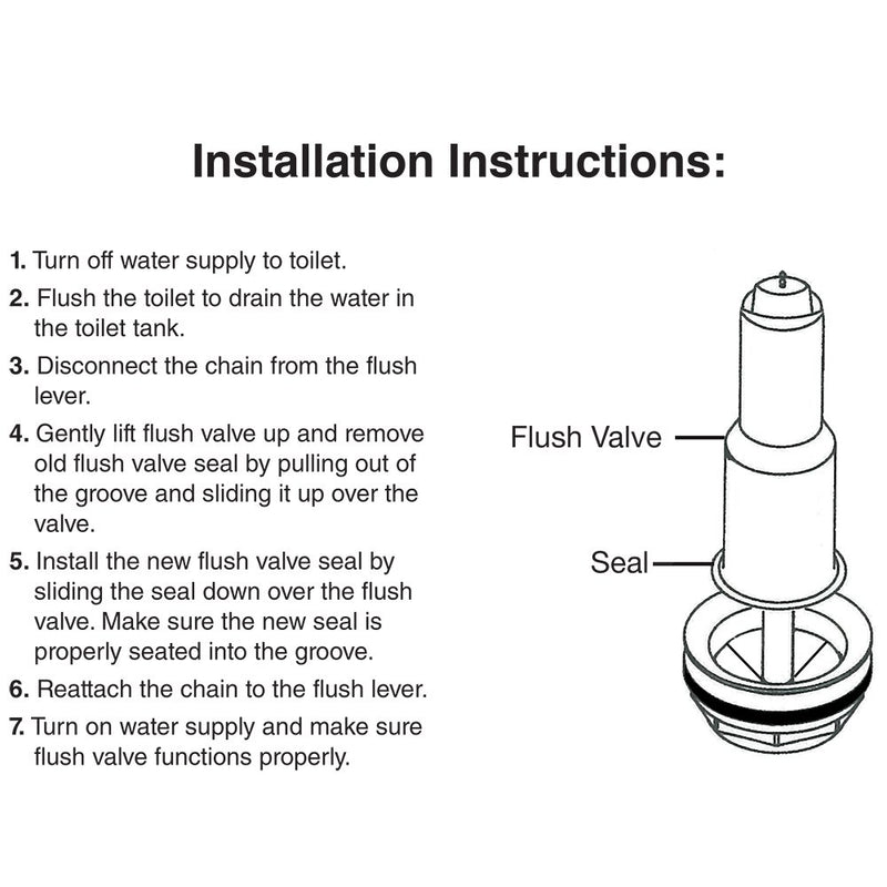 PlumbCraft Flush Valve Seal Replacement, fits 3" Flush Valves - NewNest Australia