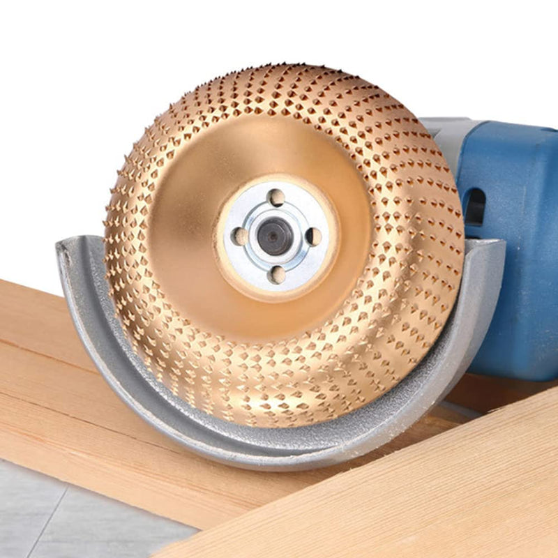 4 Wood Polishing Grinding Shaping Disc for Carpentry Angle Grinder,Wood Grinding Wheel Rotary Disc Sanding Wood Carving Tool Abrasive Disc Tools - NewNest Australia