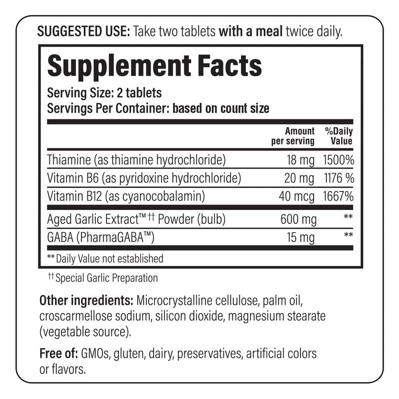 Kyolic Aged Garlic Extract Formula 101, Stress and Fatigue Relief, 100 Capsules (Packaging May Vary) 100 Count (Pack of 1) - NewNest Australia