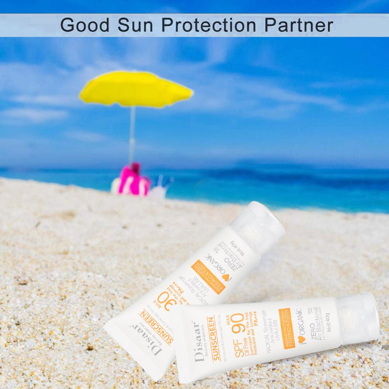 SPF50++ 40ml Moisturising Sunscreen,Face and Neck Whole Body Sun UV Radiation Protection Cream, Sunblock Whitening Non Grease Lotion - NewNest Australia