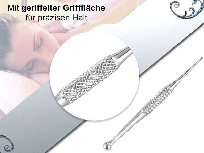 Instrumentsnrw Acupressure Pen Point Finder Meridian Pen Stainless Steel Ball Diameter 2/5 Mm Acupuncture Pen Acupressure Pen Acupuncture Bar (Stainless Steel Short) - NewNest Australia
