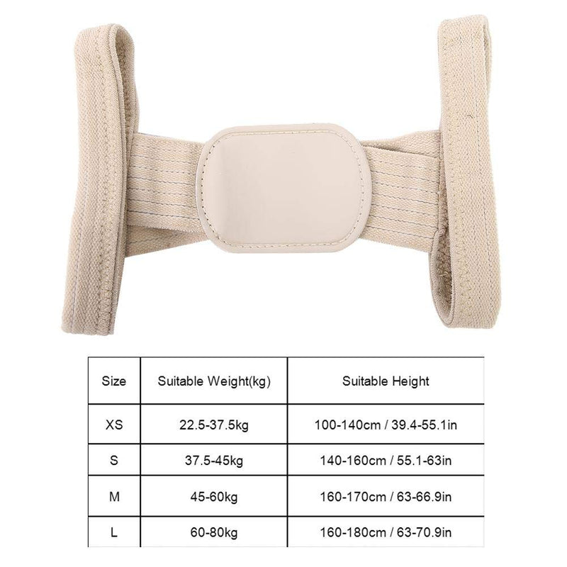 Shoulder And Back Posture Belt, Upgrade Version Posture Trainer For Strong Support, Relieve Armpit Pain, Strong But Comfortable Back Stabilizer, Smooths Comfortable Shoulder (M-Beige) - NewNest Australia