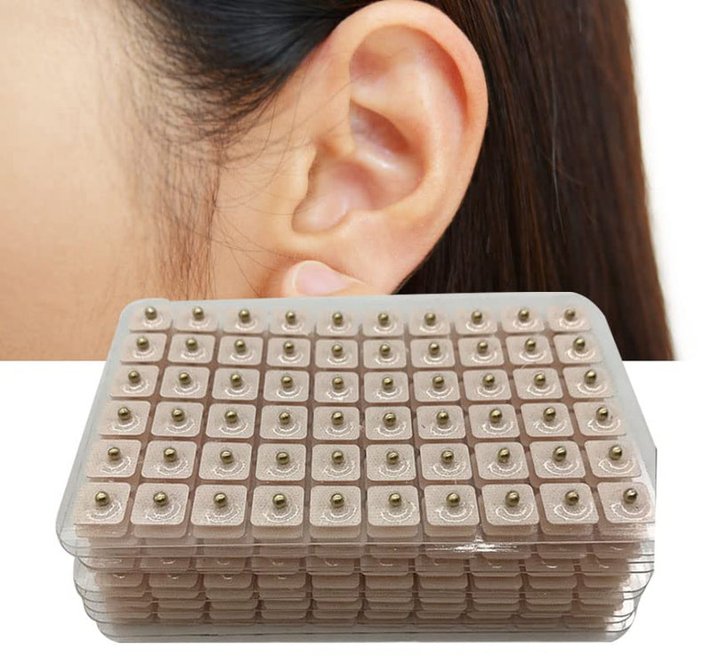 Magnetism Beads Auricular Acupoint Magnet Patch, Auricular Point Patches Improve Ear Pain Ear Health Care Stickers, 600 Pieces Magnetic Acupressure Ear Beads - NewNest Australia