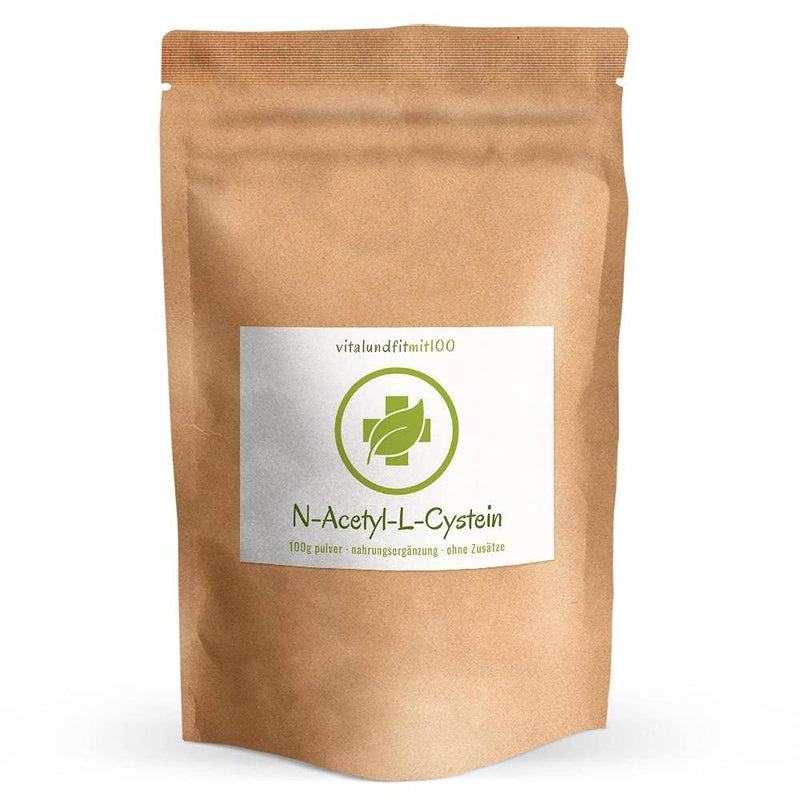 N-Acetyl-L-Cysteine Powder 200 G (2 X 100 G) - Nac - Sulfur-Containing Amino Acid - High Dose - Fermentation Group - Vegan And Pure - No Additives - Made In Germany - NewNest Australia