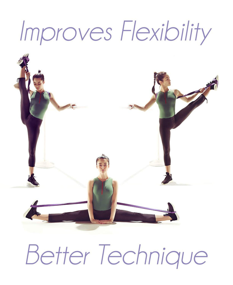 TTolbi Dance Equipment : Stretch Bands for Dancers and Ballet | Dance Stretch Bands for Flexibility, Mobility and Strength | Dance Stuff | Gymnastics Stuff | Dance Accesories Purple Regular - NewNest Australia