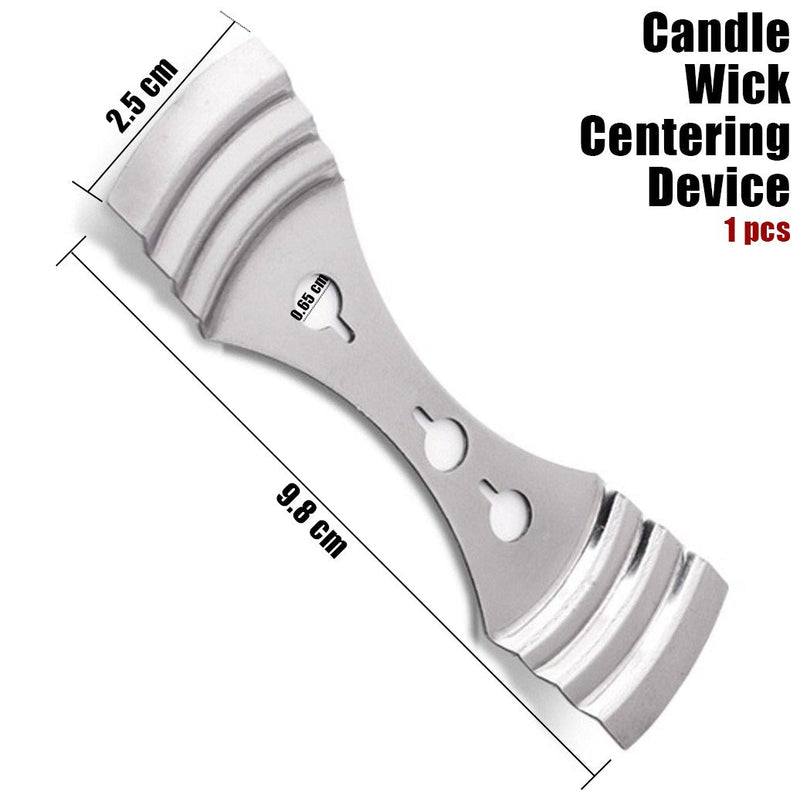 EricX Light 8 inch Candle Wick with Candle Wick Stickers and Candle Wick Centering Device,60 pcs for Candle Making - NewNest Australia