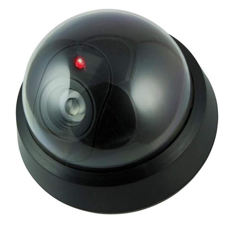 Fake Camera, Fakes Security Camera Outdoors, Dummy Dome Security Camera, Wireless Surveillance System Realistic Look with Flashing red LED Light for Home or Business (Pack of 4) - NewNest Australia