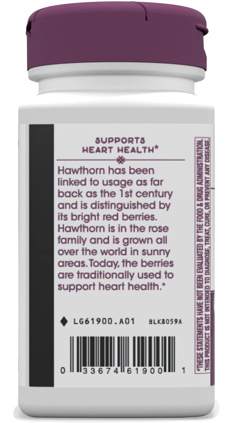 Nature's Way Hawthorn Standardized Heart Function 1.8% Flavonoids, 300 mg of Extract per serving, 90 Capsules - NewNest Australia