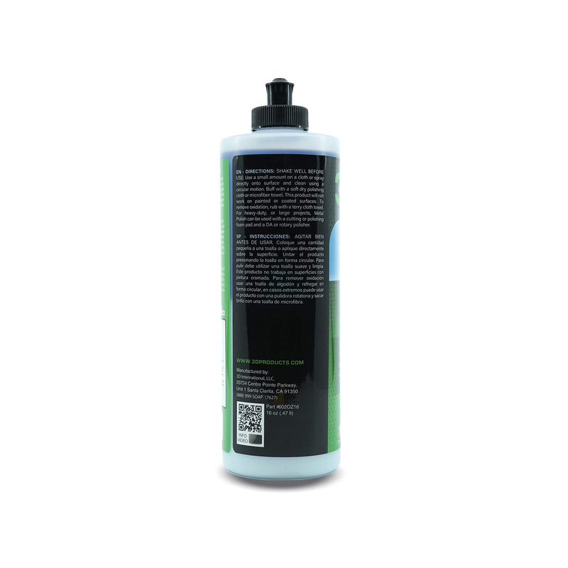 3D Metal Polish - Heavy Duty Multi Purpose Polish, Cleaner, Restorer and Protectant for Metal, Aluminum, Chrome 16oz. 16oz. - NewNest Australia
