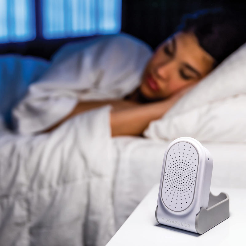 Marpac Yogasleep GO Portable Noise Machine for Travel Soothing, Natural Sounds with Volume Control Compact Sleep Therapy for Adults & Baby, USB Rechargeable, White, 1 Count - NewNest Australia