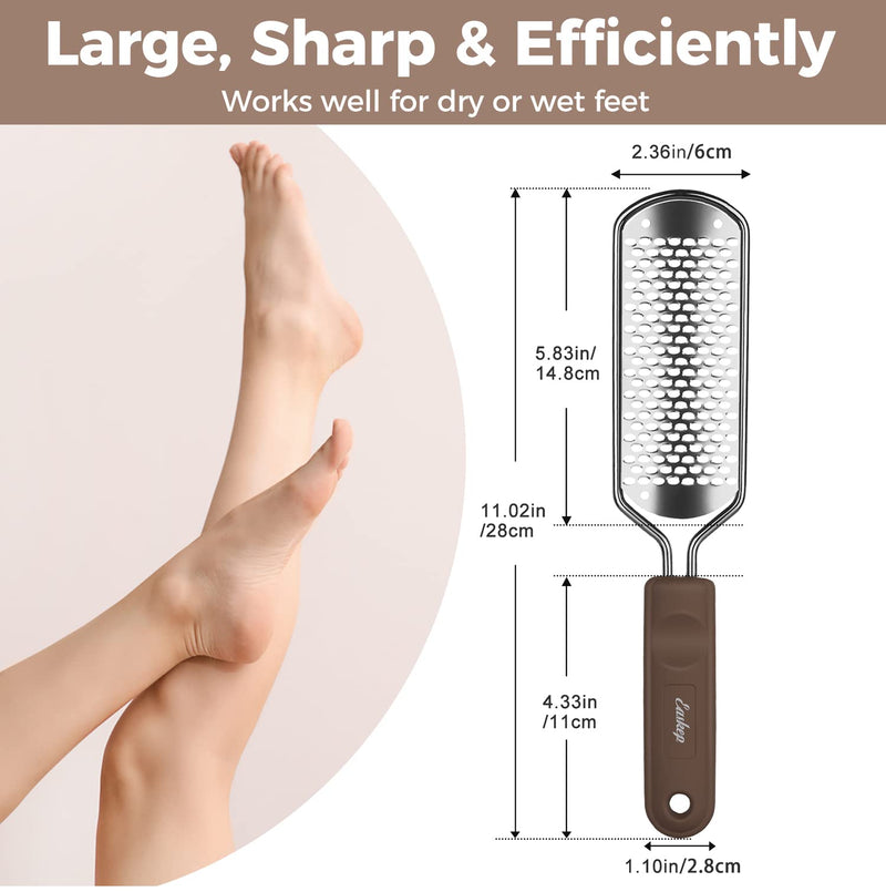Easkep Callus Remover, Callus Rasp, Foot - Callus File, Callus Removal, Stainless Steel Callus File For Callus Remover, Strong Callus Dead Skin, Foot Scraper (Silver) - NewNest Australia