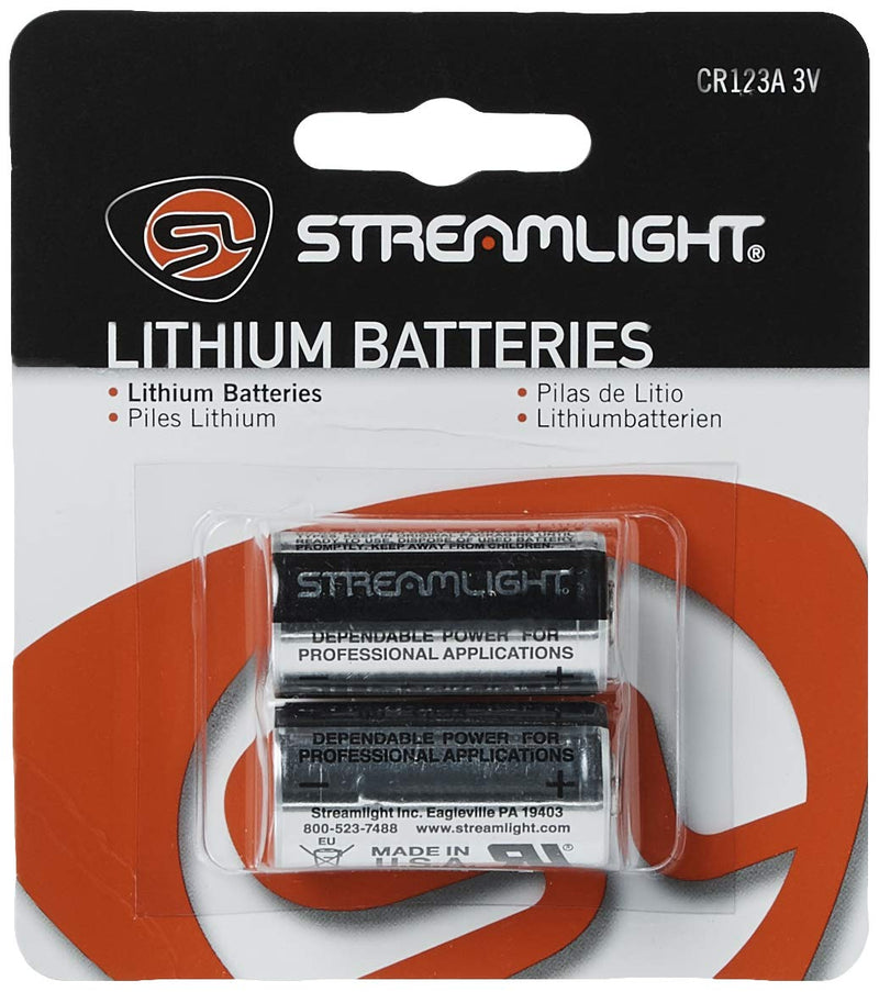 Streamlight 85175 CR123A Lithium Batteries, 2-Pack - NewNest Australia