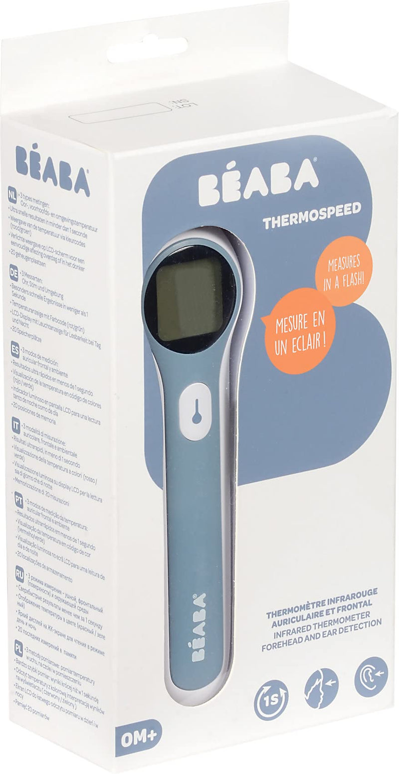 B√Âaba - Non-Contact Fever Thermometer - Infrared Thermometer - Ear And Forehead Measurement - Digital - Room Temperature - Baby, Children And Adult Mode - Ultra-Fast - Multi-Functional - Thermospeed - NewNest Australia