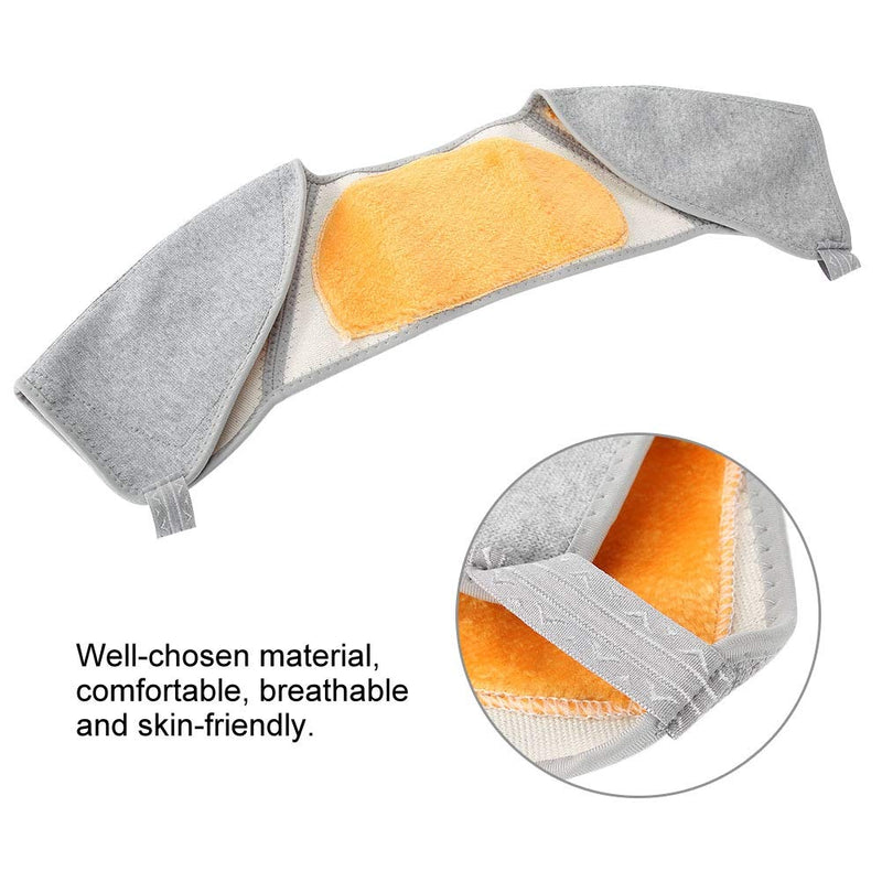 Double Shoulder Support, Fleece Shoulder Warmer For Men And Women, Warm Shoulder Brace For Pain Relief, Shoulder Compression, Shoulder Support Made Of Elastic Fabric (L) - NewNest Australia
