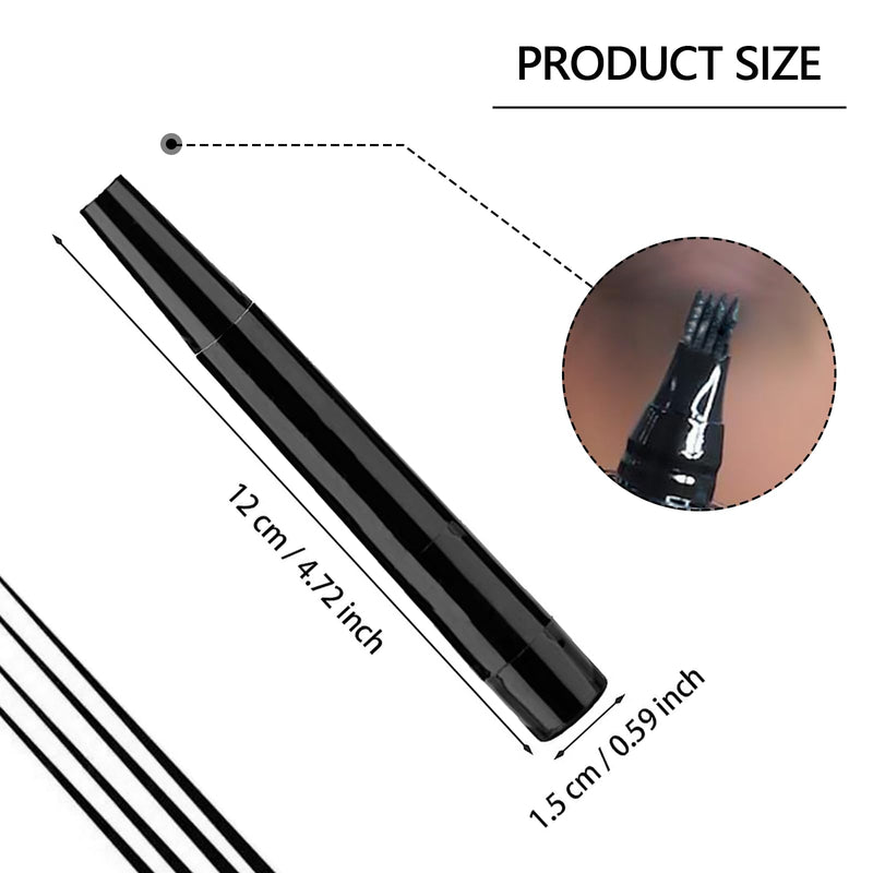 2 pieces natural beard filler, long-lasting beard filler pen, fashionable sweat-proof beard pen, beard styling pen for defining and sharpening hair, beard, eyebrows - NewNest Australia