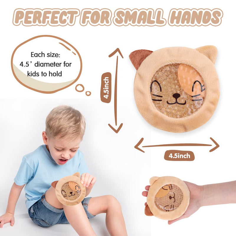 Hilph Children'S Cooling Pads, Cooling Pad For Children Injuries, Children'S Gel Cool Pack With Soft Fabric Cover, Cold Warm Compress For Bumps, Wisdom Teeth, Bruises - NewNest Australia
