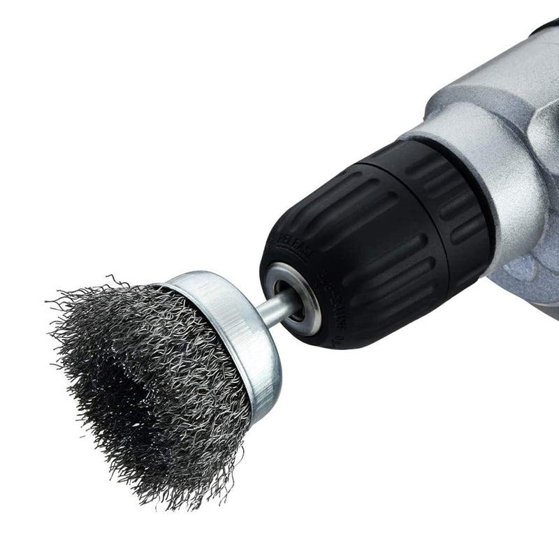4 Pcs Wire Cup Brush Set, WENORA Wire Brush for Drill 1/4 Inch Arbor 0.010 Inch Coarse Carbon Steel-2 Inch Wire Drill Brush for Drill Attachment - NewNest Australia