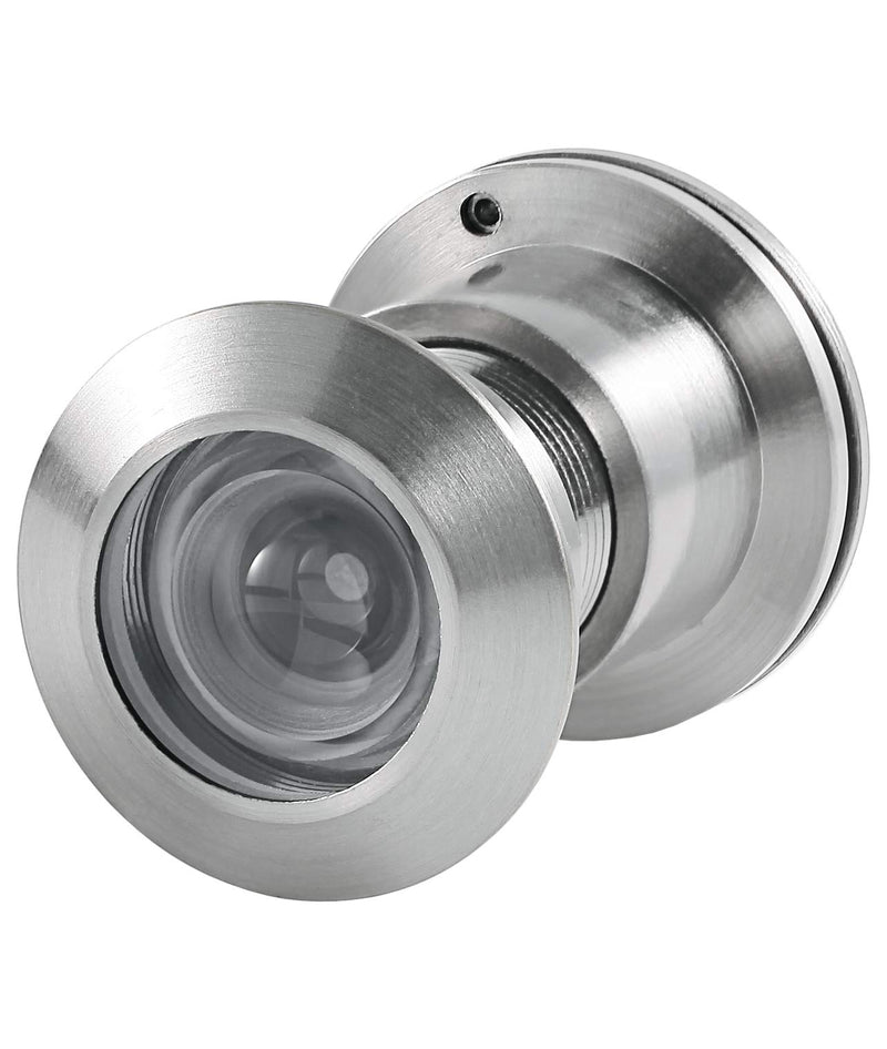 Earl Diamond Solid Brass 220-Degree Large Door Viewer Security Peek Peephole for Home Office Hotel with Heavy Duty Privacy Cover for 1-21/32" to 2-1/8" Doors, Satin Nickel Finish A-Satin Nickel - NewNest Australia