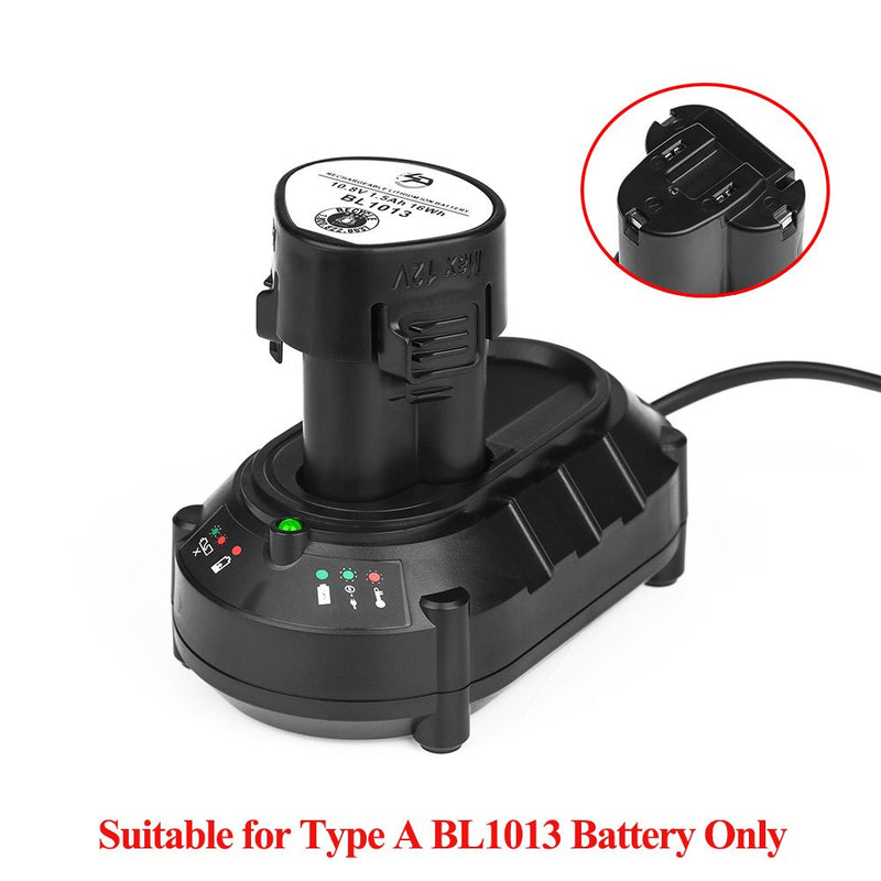 laipuduo Li-ion battery Charger for Makita BL1013 BL1014 10.8V-12V Lithium-ion Batteries DC10WA Electrical Drill Screwdriver Tools Power Supply charger with US Standard Plug - NewNest Australia