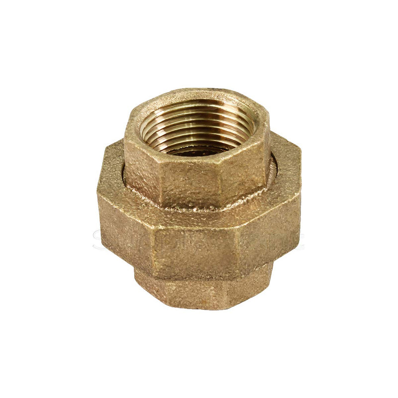 Supply Giant CSVO0014 1/4'''' Lead Free Union for 125 Lb Applications, with Female Threaded Connects Two Pipes, Brass Construction, Higher Corrosion Resistance Economical & Easy to Install, 15 - NewNest Australia