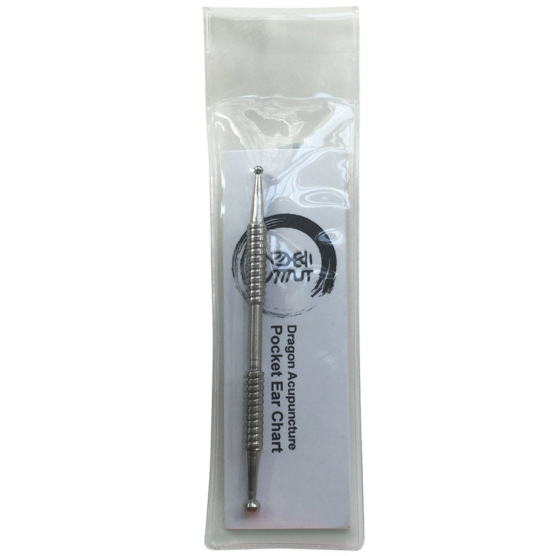 Dual Head Tip Acupuncture Ear and Body Point Probe Pocket Ear Chart and Pouch 1 Count (Pack of 1) - NewNest Australia