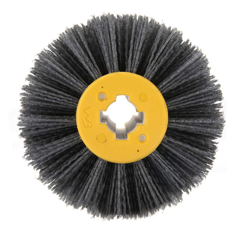 Wire Drawing Wheel Brush, Burnishing Brush, 240 Grit Burnishing Polishing Wheel for Derusting, Deburring and Cleaning Wooden Floor - NewNest Australia