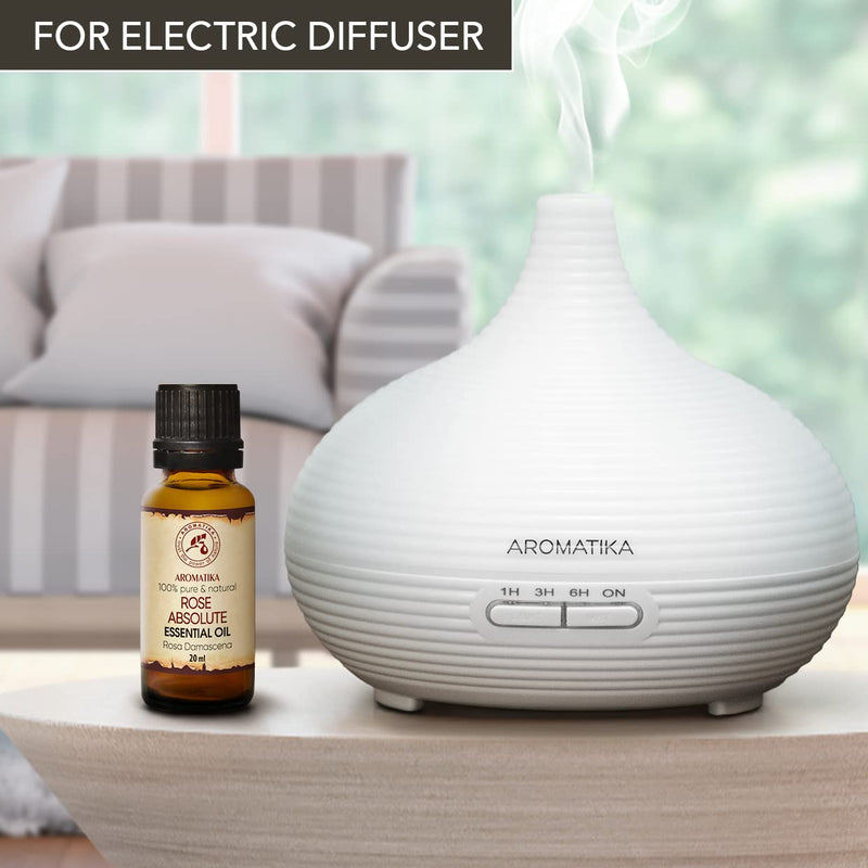Rose Absolute Essential Oil 20 Ml - Pink Damascena Bulgarian - Aromatherapy Rose Oil For Diffusers And Oil Burners - Fragrance Oils For Soap Making And Candles - Rose Oil For Skin & Hair And Room - NewNest Australia