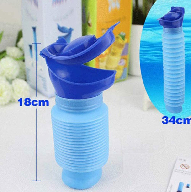 YiChuangXin Adult Emergency Urinal - Shrinkable Urinal for Car Portable Stretchable Urinal Small Urinal,Unisex Adult Portable Toilet Bottle Outdoor Car Travel Traffic Camping Stand Urinal Pee 750ml - NewNest Australia