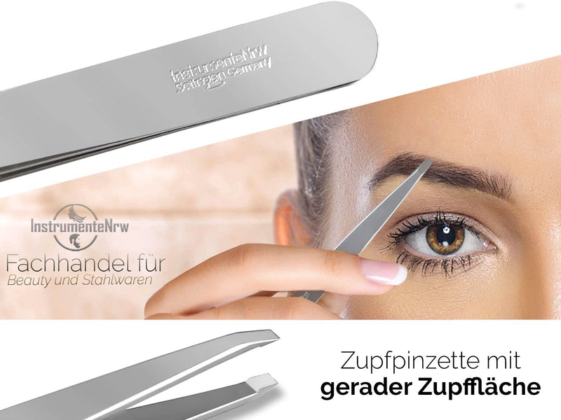 Solingen Professional Slicker Tweezers Set 3-Piece Pointed Straight Oblique Precise Hair Plucking Tweezers Made In Germany Solinger Eyebrow Tweezers Made Of Stainless Steel For Plucking Hair - NewNest Australia
