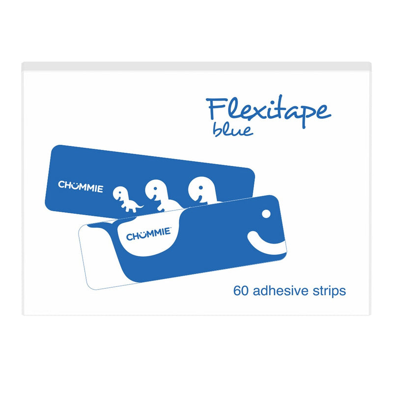 Flexitape - Pack of 60 peel and stick tapes for the Chummie Premium Bedwetting Alarm (Blue) Blue - NewNest Australia