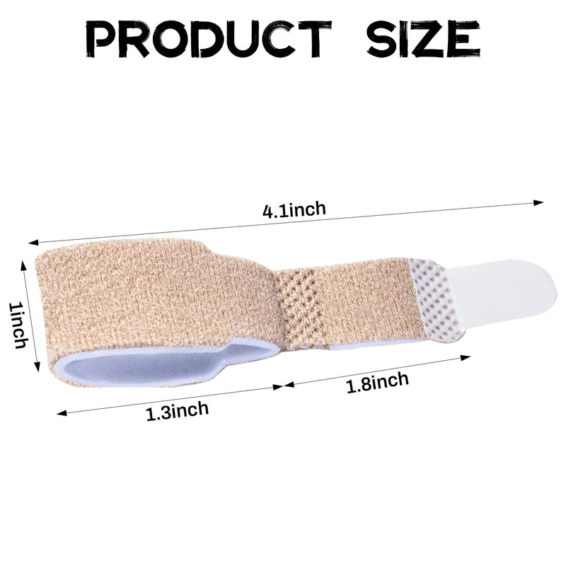 6 Pcs Hammer Toe Straightener,Hammer Toe Separators Splint,Hammer Toe Splints,Crooked Toes & Overlapping Toes,Protecting Curved Toes and Hammertoes,Toe Cushioned Bandages for Correcting Hammer Toes - NewNest Australia