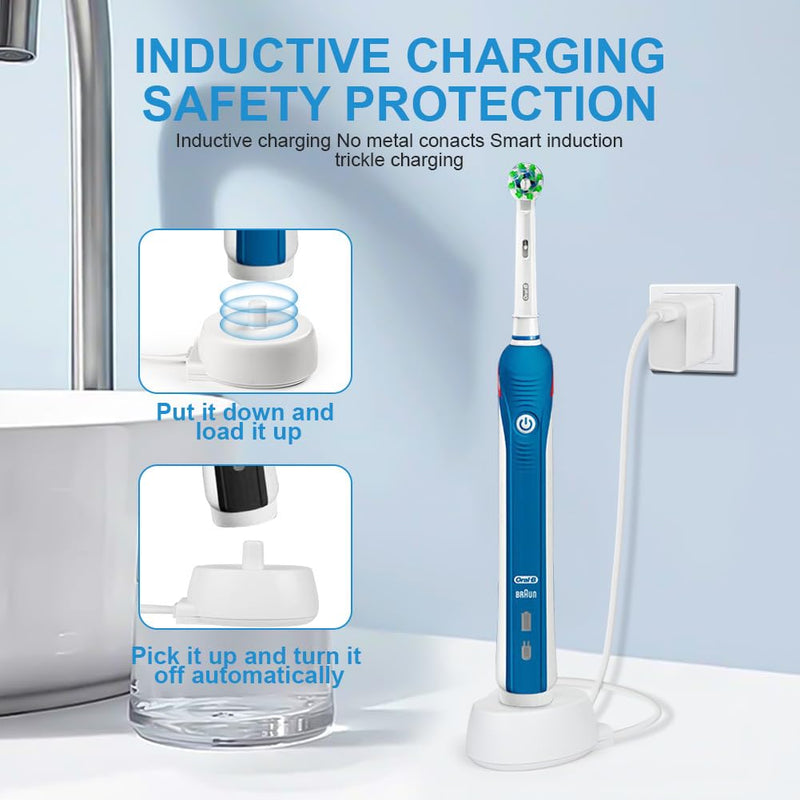 Lophe Electric Toothbrush Charger, Waterproof Inductive Charging Base For Electric Toothbrush, Power Cable Charging Station For Usb Socket, Portable Travel Charger Toothbrushes & Accessories - NewNest Australia